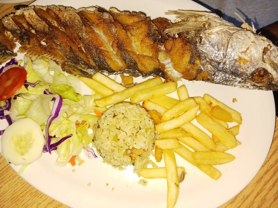 Whole Fried Fish Platter